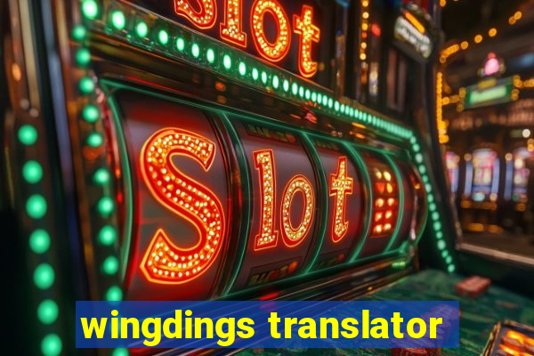 wingdings translator